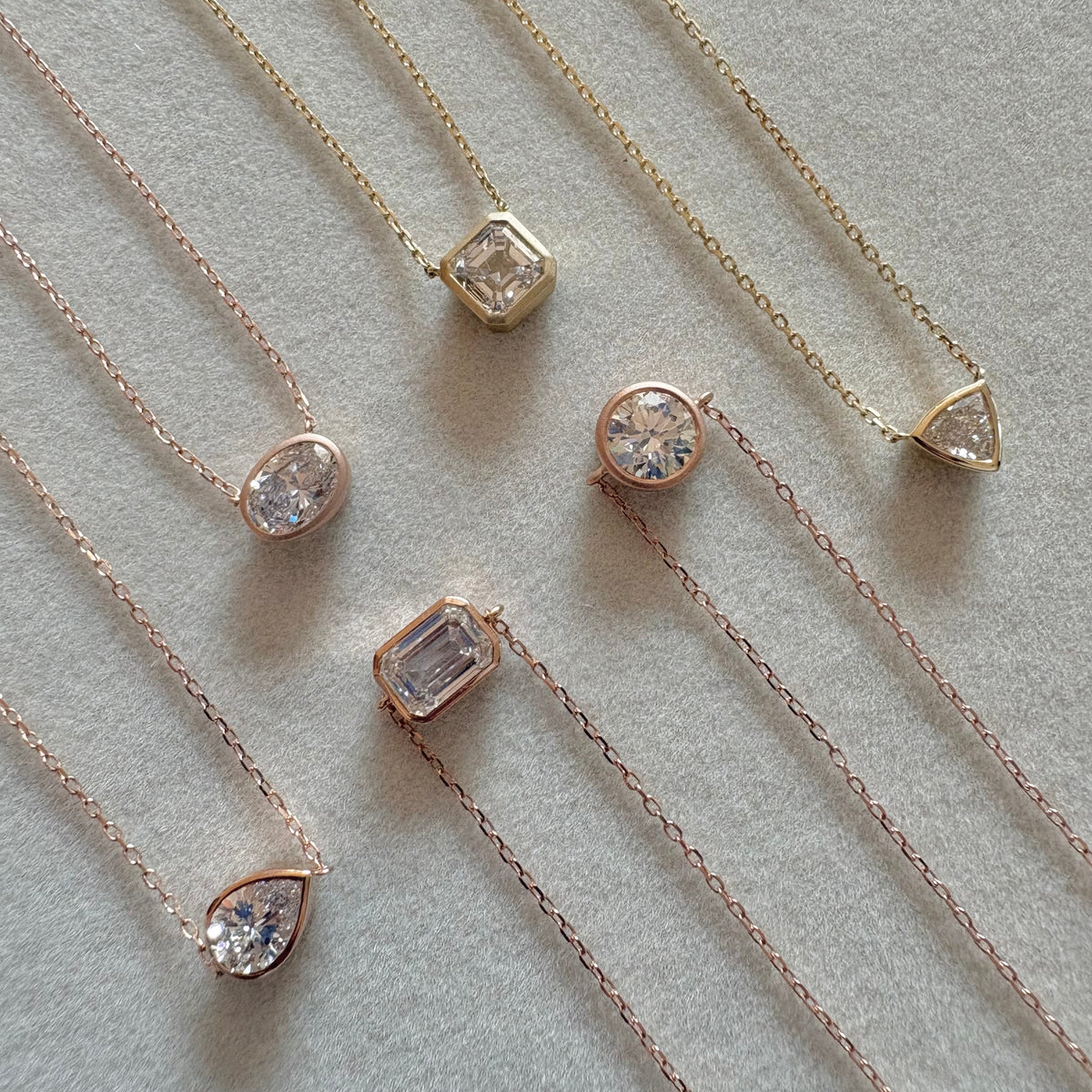 DIAMOND BEZEL NECKLACE
