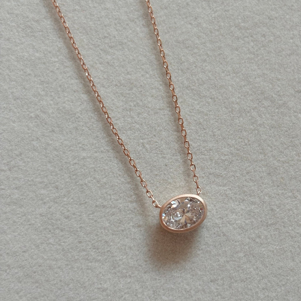 DIAMOND BEZEL NECKLACE