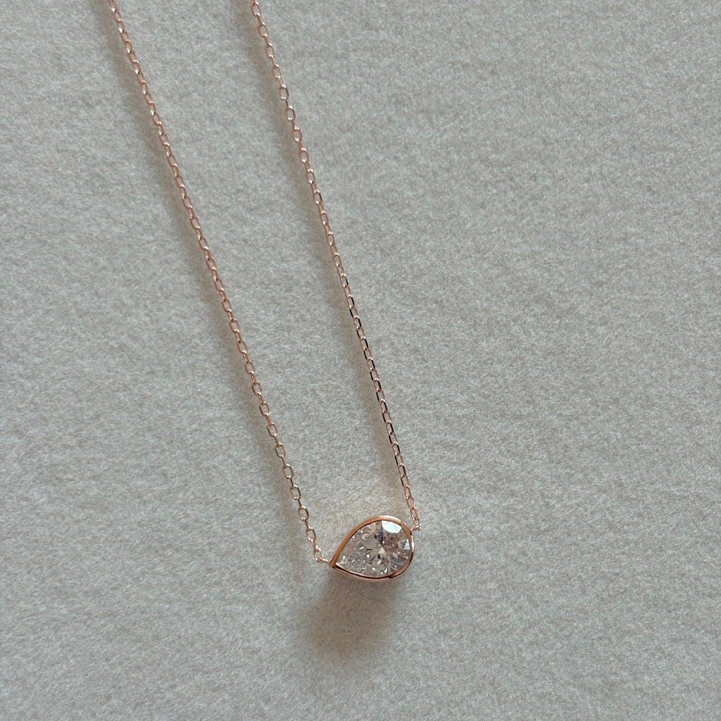 DIAMOND BEZEL NECKLACE