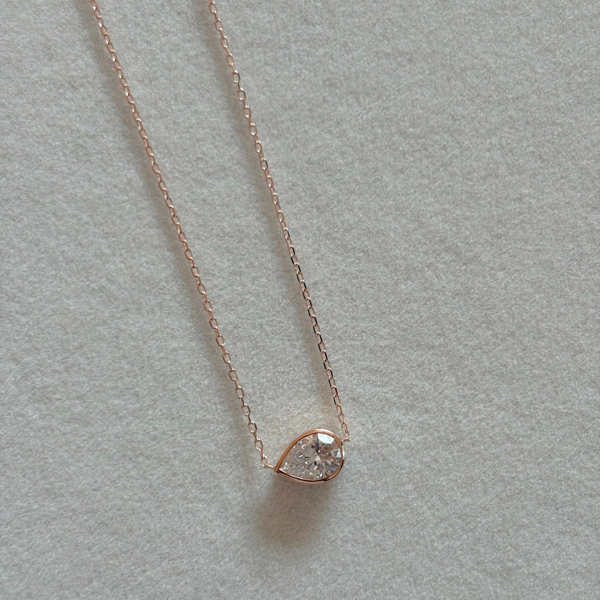 DIAMOND BEZEL NECKLACE