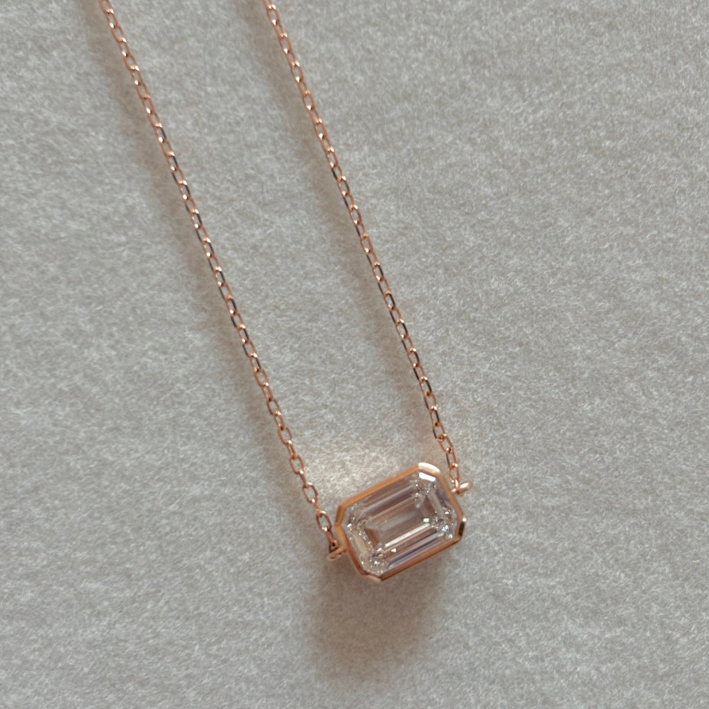 DIAMOND BEZEL NECKLACE