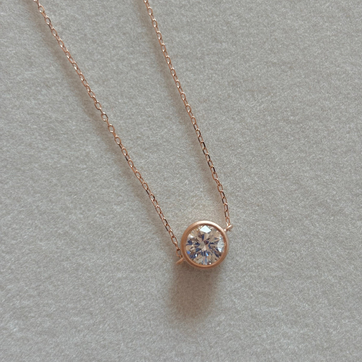 DIAMOND BEZEL NECKLACE