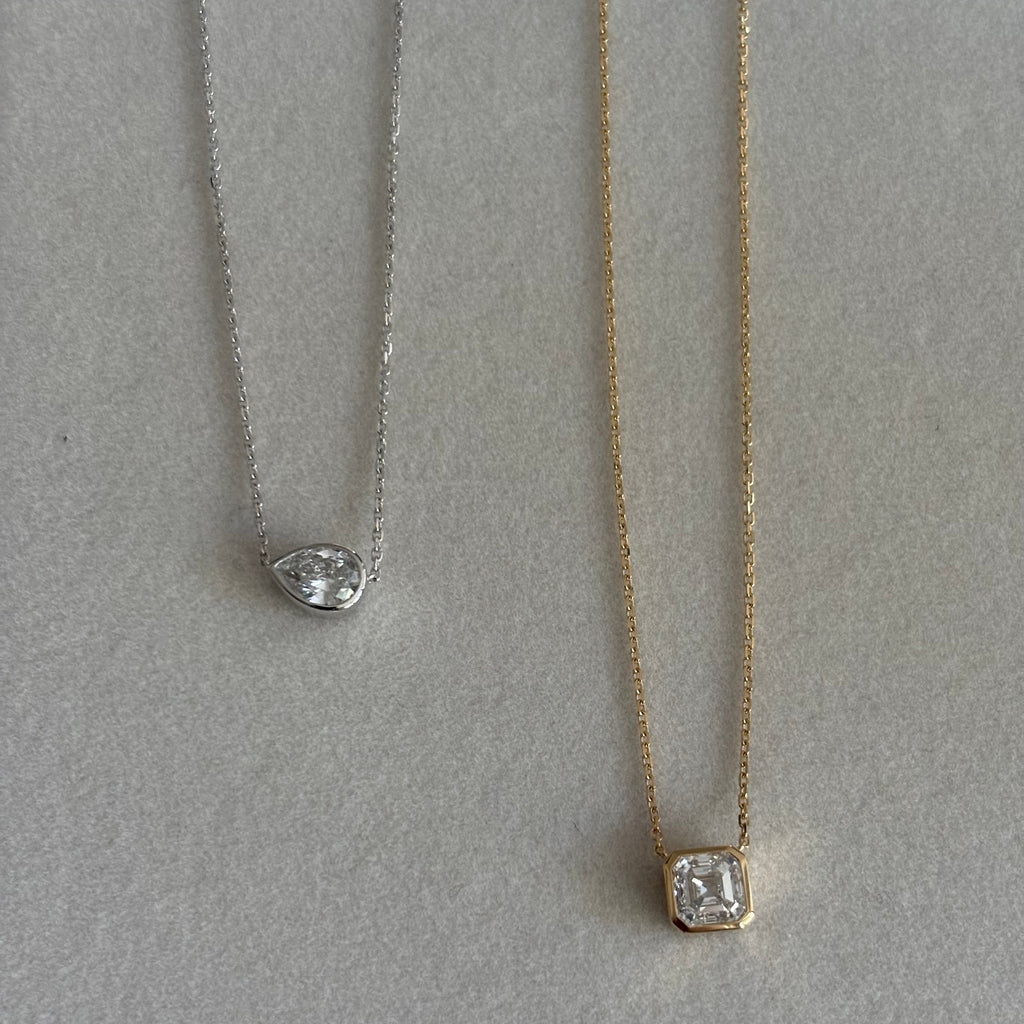 DIAMOND BEZEL NECKLACE