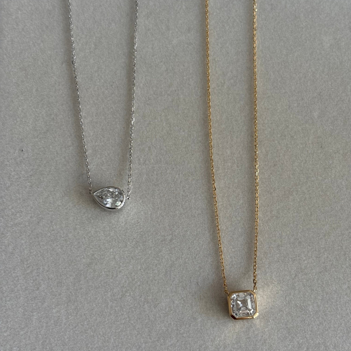 DIAMOND BEZEL NECKLACE