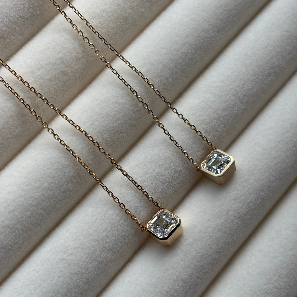 DIAMOND BEZEL NECKLACE