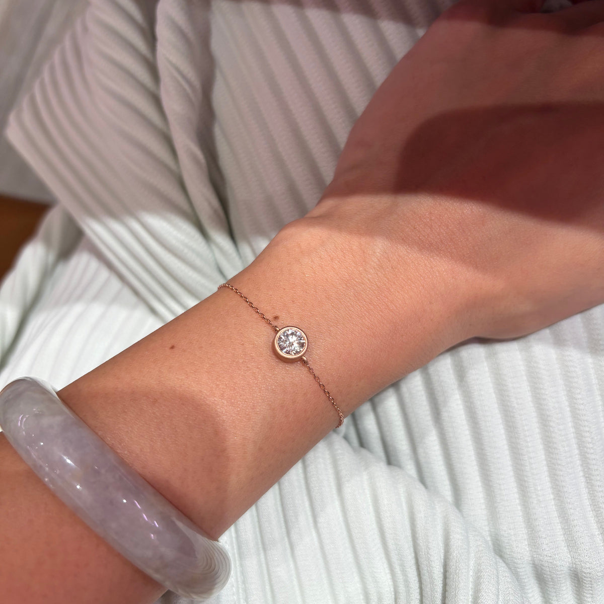 DIAMOND BEZEL BRACELET